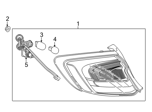 2017 Buick LaCrosse Bulbs Diagram