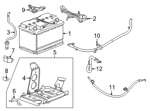 2016 Cadillac ATS Battery Diagram