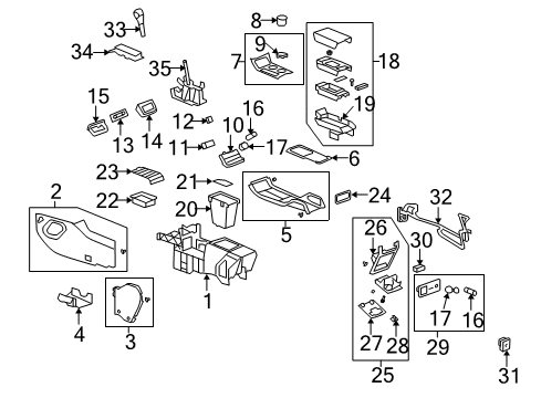 2007 Saturn Outlook Control Cable Diagram for 23256076