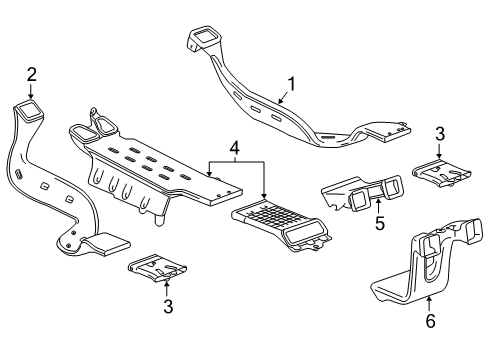 2021 Chevy Silverado 1500 Ducts Diagram