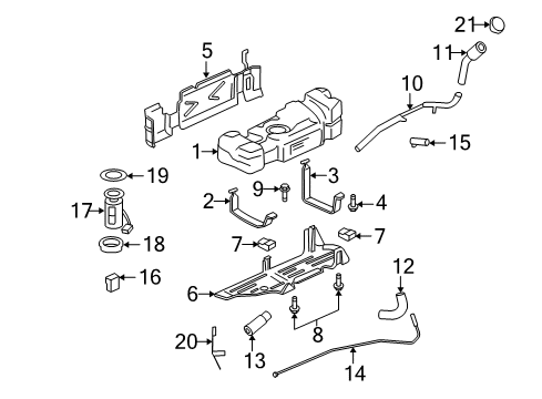 2005 Chevy Trailblazer Fuel Supply Diagram