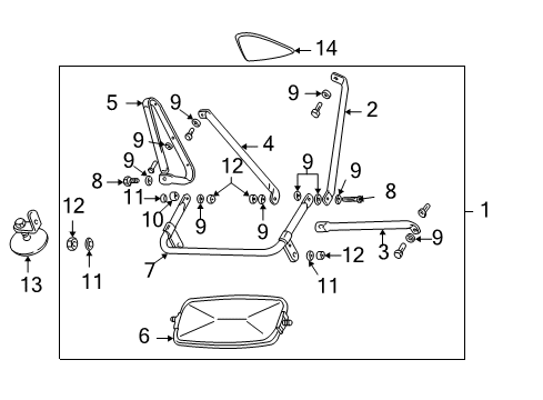 1999 Chevy Silverado 1500 Outside Mirrors Diagram