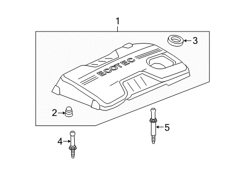 2017 Chevy Equinox Engine Appearance Cover Diagram