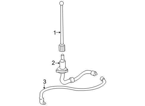 2004 GMC Safari Antenna & Radio Diagram