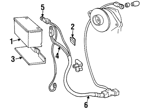 1998 Cadillac DeVille Battery Diagram