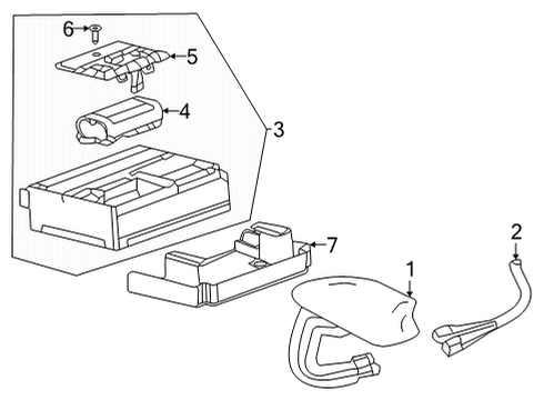 2022 Chevy Equinox Communication System Components Diagram