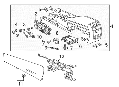 2016 Cadillac CT6 Side Panel, Driver Side Diagram for 23118932