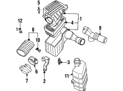 1994 Oldsmobile Achieva Air Intake Diagram