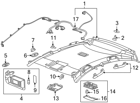 2012 Chevy Cruze Bulbs Diagram