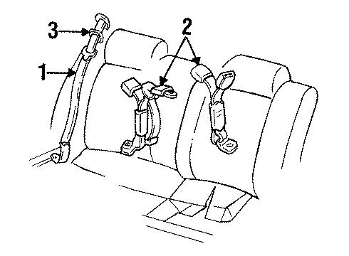 1998 Chevy Monte Carlo Seat Belt Diagram