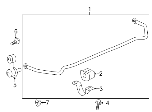 2016 Chevy Malibu Limited Rear Suspension, Control Arm Diagram 3 - Thumbnail