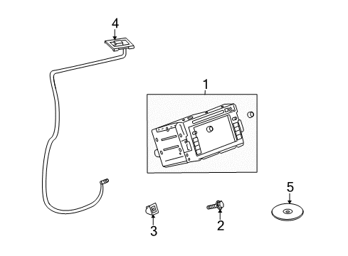 2007 Saturn Outlook Navigation System Diagram
