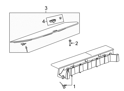 2017 Chevy Traverse Storage Compartment Diagram
