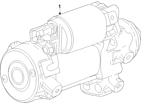 2022 GMC Canyon Starter Diagram
