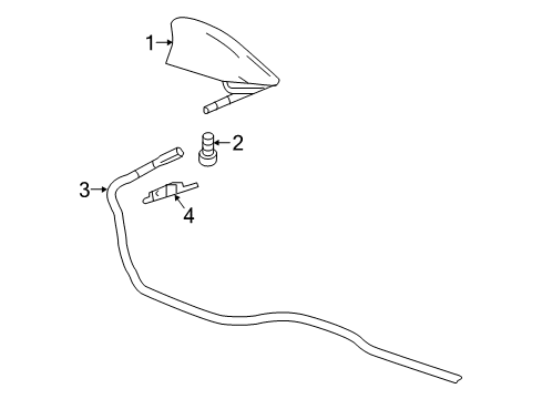 2022 Chevy Equinox Antenna & Radio Diagram