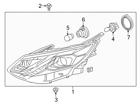 2017 Chevy Volt Bulbs Diagram