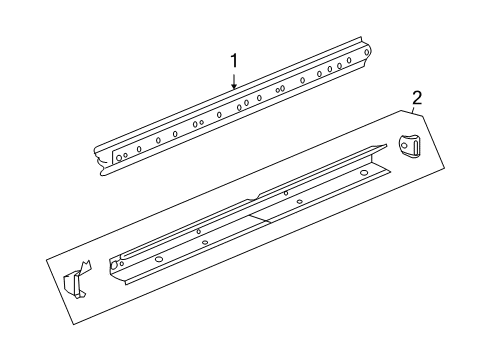 2012 GMC Acadia Rocker Panel Diagram