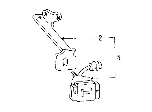 1991 GMC Syclone Fog Lamps Diagram