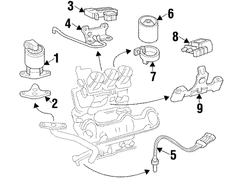 2002 Pontiac Grand Prix EGR System Diagram