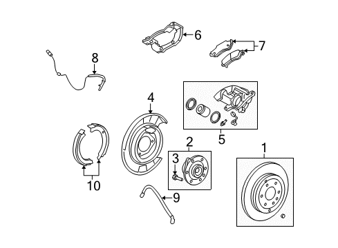 2007 Saturn Outlook Anti-Lock Brakes Diagram
