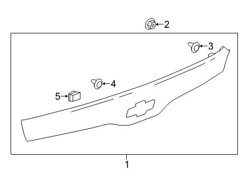 2017 Chevy Volt High Mount Lamps Diagram