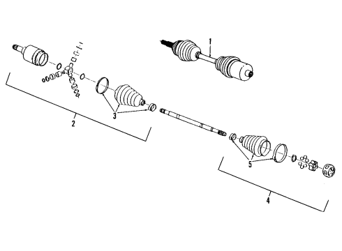 2008 Pontiac G5 Front Axle Diagram