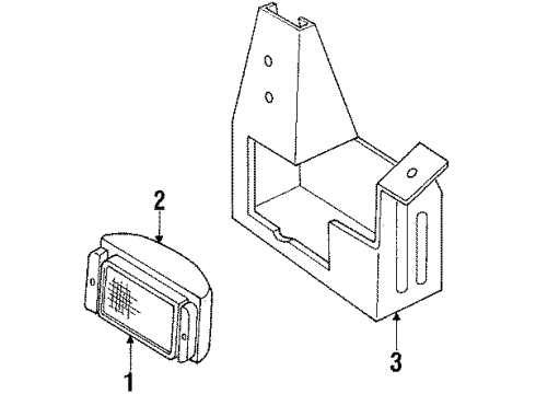 1990 Oldsmobile Cutlass Cruiser Fog Lamps Diagram