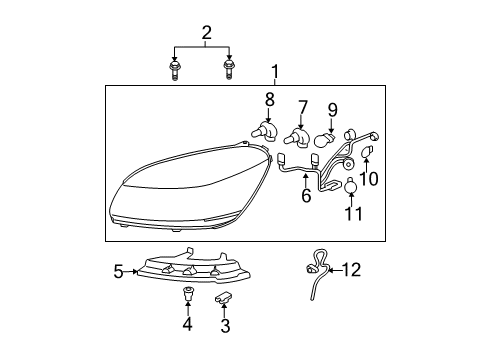 2006 Buick Lucerne Bulbs Diagram
