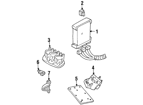 1999 Pontiac Bonneville Ignition System Diagram