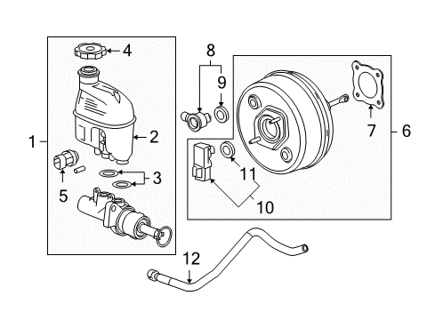 2009 Chevy Malibu Level Sensor Diagram for 22729486