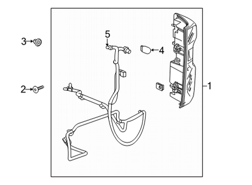 2022 Chevy Silverado 3500 HD Bulbs Diagram