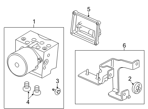 2007 Chevy Silverado 2500 HD Anti-Lock Brakes Diagram