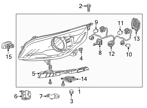 2015 Chevy Malibu Headlamps Diagram
