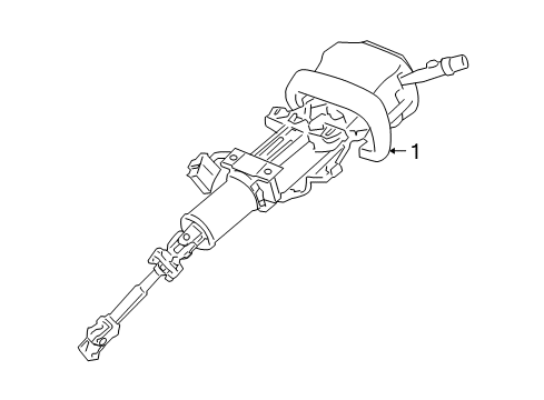 2007 Buick LaCrosse Steering Column, Steering Wheel Diagram
