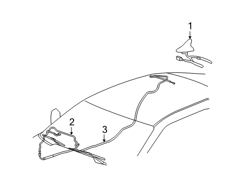 2014 Chevy Camaro Antenna & Radio Diagram