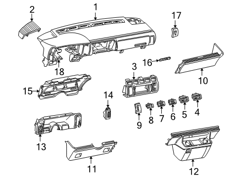 1994 GMC Safari Auxiliary Heater & A/C Diagram