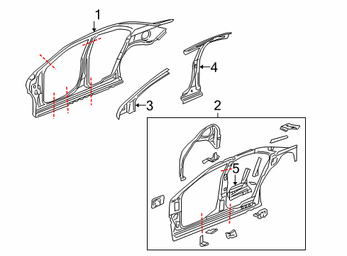 2006 Pontiac G6 Uniside Diagram
