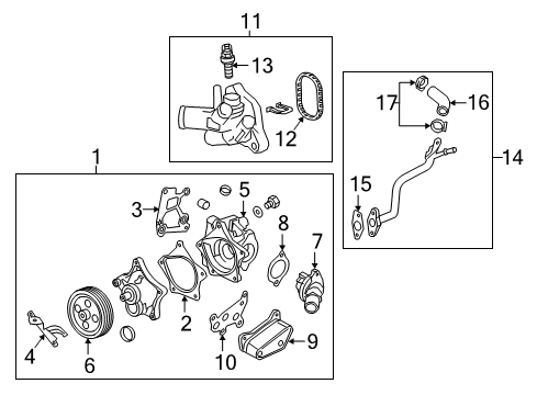 2022 Chevy Equinox Water Pump Diagram