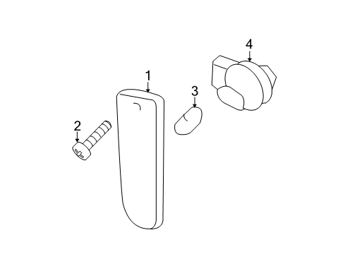 2010 Chevy HHR Bulbs Diagram