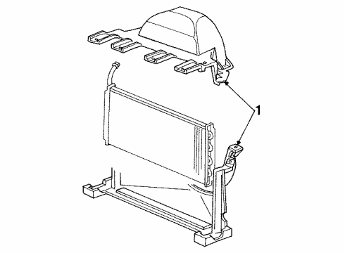 1992 Oldsmobile Custom Cruiser Cooling System, Radiator, Water Pump, Cooling Fan Diagram