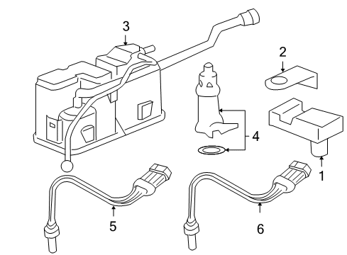 2006 Pontiac G6 Emission Components Diagram