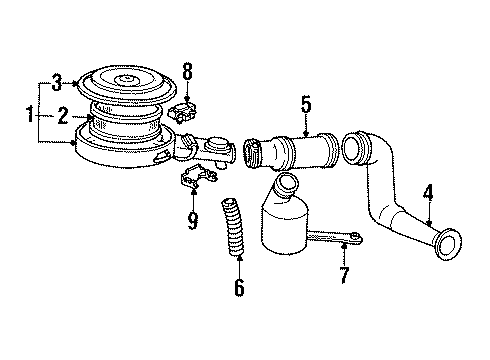 1993 Chevy Lumina APV Air Intake Diagram