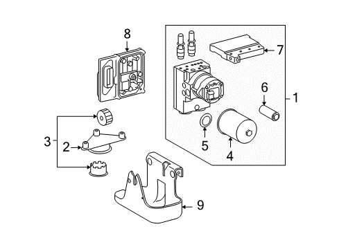 2013 Chevy Silverado 1500 Anti-Lock Brakes Diagram
