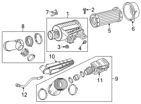 2017 Chevy Express 2500 Air Intake Diagram