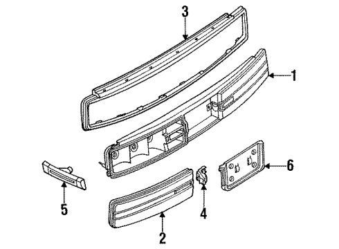 1994 Buick Regal Tail Lamps Diagram