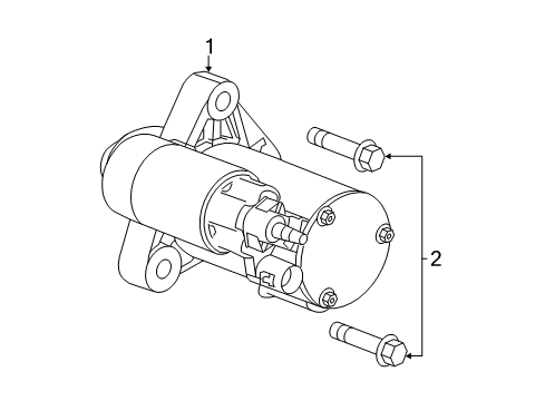 2020 Buick Regal TourX Starter Diagram