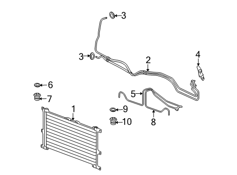 2006 Cadillac STS Trans Oil Cooler Diagram