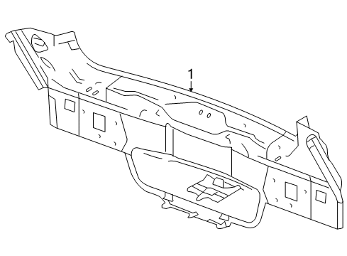 2012 Cadillac CTS Rear Body Diagram