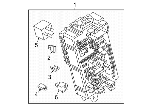 2022 GMC Yukon Fuse & Relay Diagram