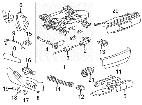2016 Cadillac ATS Heated Seats Diagram